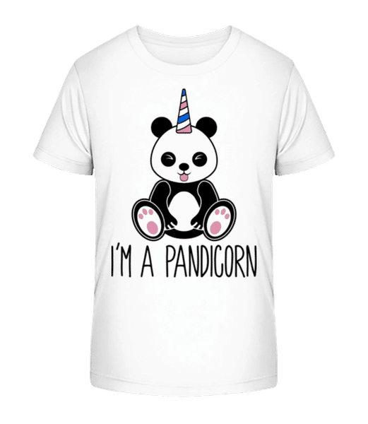 Preview: I'm A Pandicorn - Kid's Organic T-Shirt Stanley Stella 2.0 - White - Front