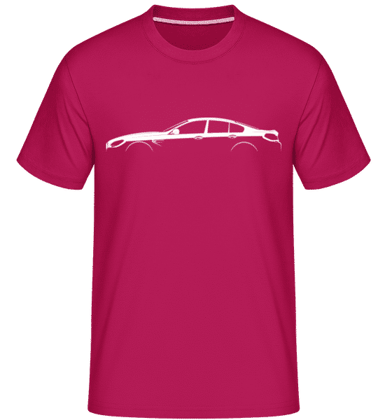 Preview: 'BMW M6 Gran Coupe' Silhouette - Shirtinator Men's T-Shirt - Magenta - Front