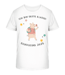 Schulkind 2025 Schwein · Kinder Bio T-Shirt Stanley Stella 2.0