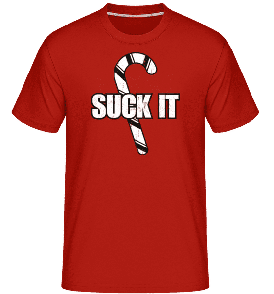 Aperçu: Suck It -  T-Shirt Shirtinator homme - Rouge - Devant