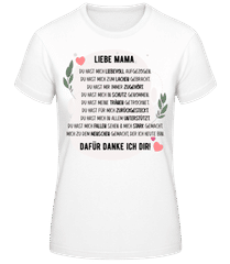 Liebe Mama · Frauen Basic T-Shirt