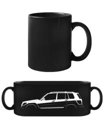 'Mercedes-Benz GLK X204' Silhouette · Black Mug