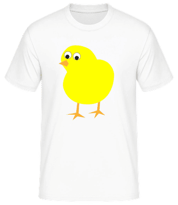 Chick - Men's Basic T-Shirt - White - Front