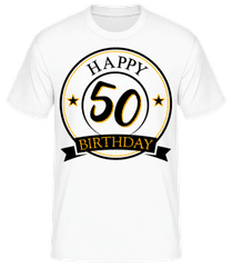 Happy Birthday 50 · Camiseta para hombre B&C