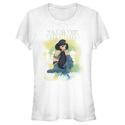 Disney - Aladin - Jasmine - Femme T-shirt - Blanc - Devant