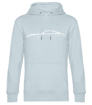 'Mercedes-AMG GT 63 C192' Silhouette - Men’s Standard Hoodie - Light blue - Front
