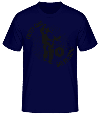 Good At Bad Decisions - T-shirt standard Homme - Bleu marine - Devant