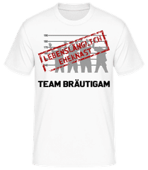 Häftling Team Bräutigam Schwarz · Männer Basic T-Shirt