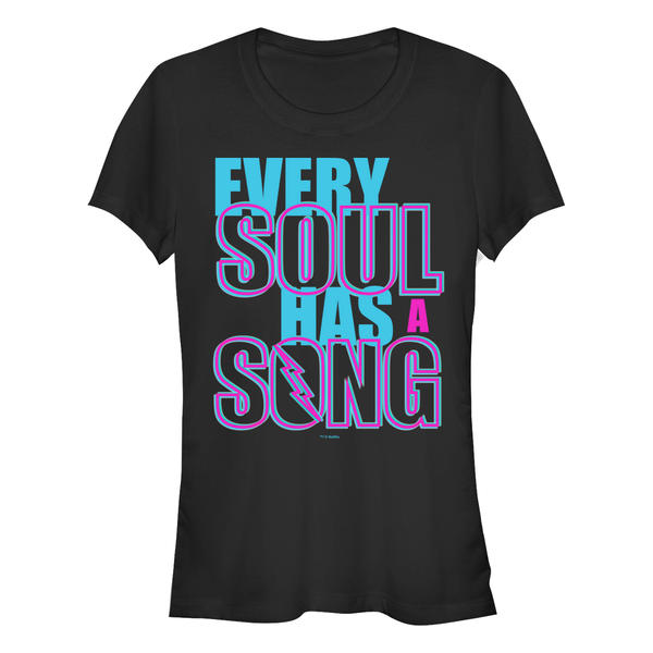 Aperçu: Netflix - Julie And The Phantoms - Text Soul Song - Femme T-shirt - Noir - Devant