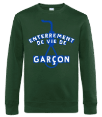 Enterrement De Vie De Garçon Azul - Sweat-shirt standard pour homme - Vert bouteille - Devant