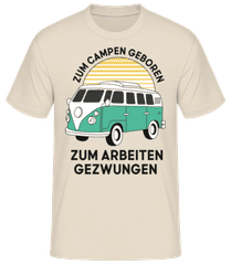 Zum Campen Geboren · Männer Basic T-Shirt