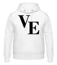 Ve - Männer Hoodie - Weiß - Vorne