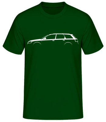 'Audi A4 Avant (B7)' Silhouette - Men's Basic T-Shirt - Bottle green - Front