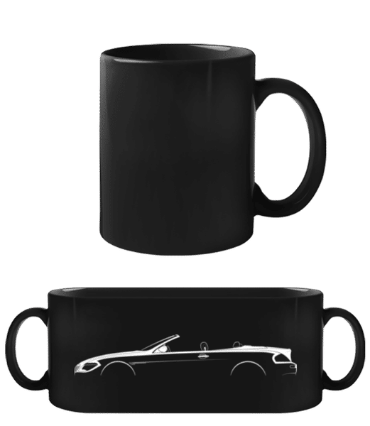Preview: 'BMW M6 Cabrio (E63)' Silhouette - Black Mug - Black - Front