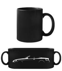 'BMW M6 Cabrio (E63)' Silhouette · Schwarze Tasse