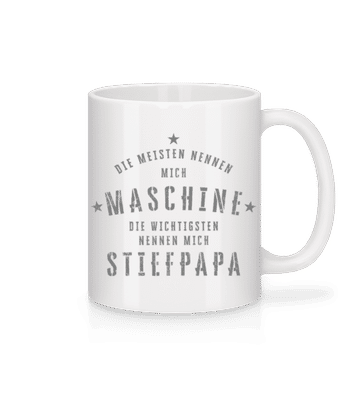 Die Wichtigsten Nennen Mich Stiefpapa - Tasse - Weiß - Vorne