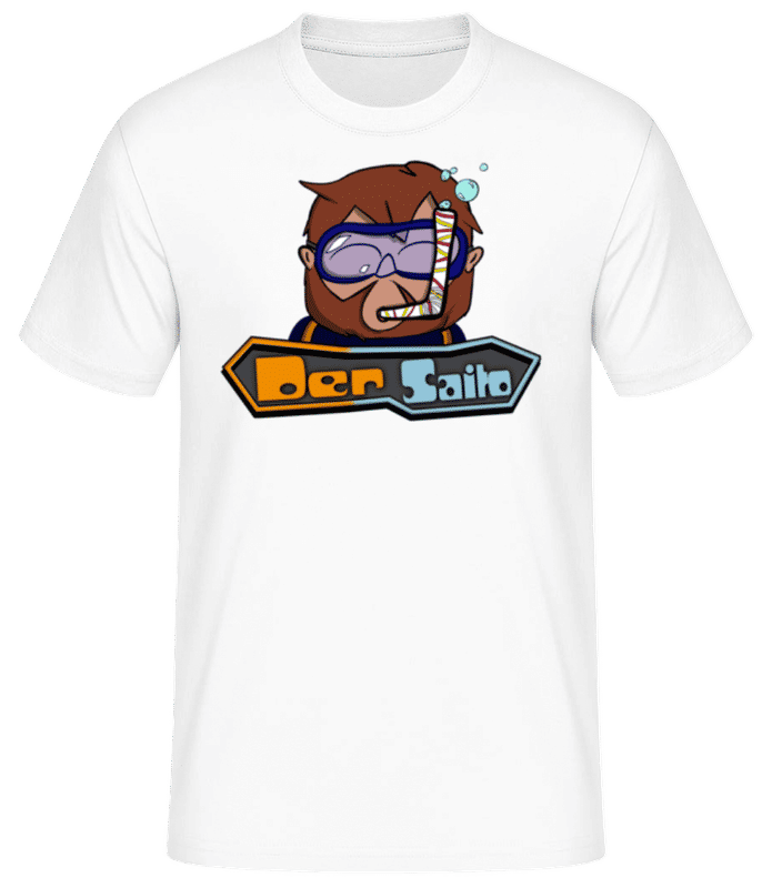 Vorschau: Der Saito 2 - Männer Basic T-Shirt - Weiß - Vorne