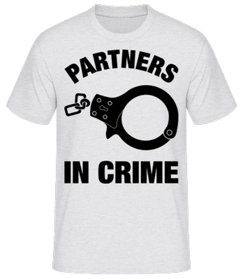 Partners In Crime - Men's Basic T-Shirt - Heather grey - Front