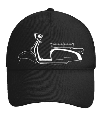 'Zündapp RS 50 Super' Silhouette - Baseball Cap adjustable - Black - Front