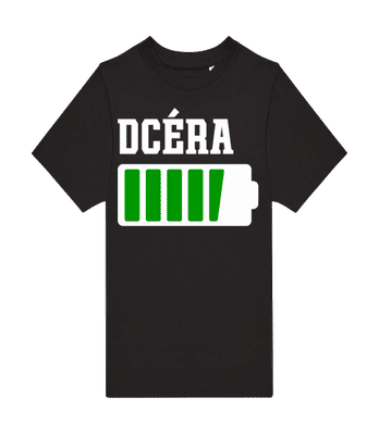 Dcéra - Pánske tričko B&C - Čierna - Predné