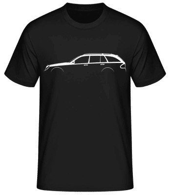'Mercedes-Benz EQC N293' Silhouette - Männer Basic T-Shirt - Schwarz - Vorne