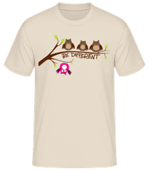 Be Different Owls · Camiseta básica para hombre