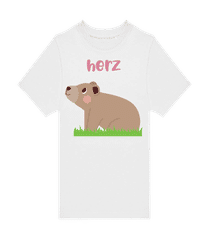 Herz · Kinder T-Shirt B&C