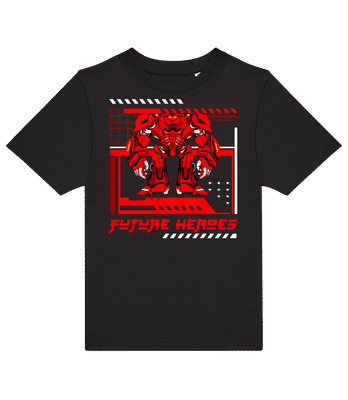 Future Heroes - Kinder T-Shirt B&C - Schwarz - Vorne