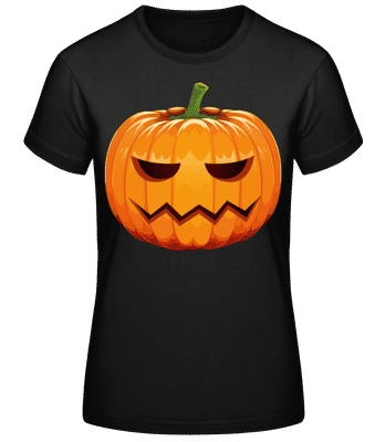 Citrouille Folle - T-shirt standard Femme - Noir - Devant