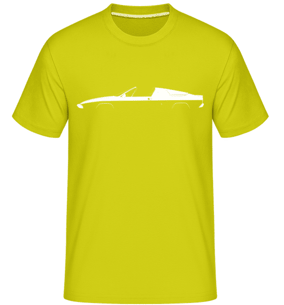 Preview: 'Lamborghini Silhouette' Silhouette - Shirtinator Men's T-Shirt - Lime - Front