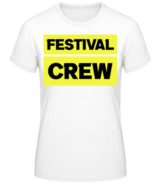 Aperçu: Festival Crew - T-shirt standard Femme - Blanc - Devant