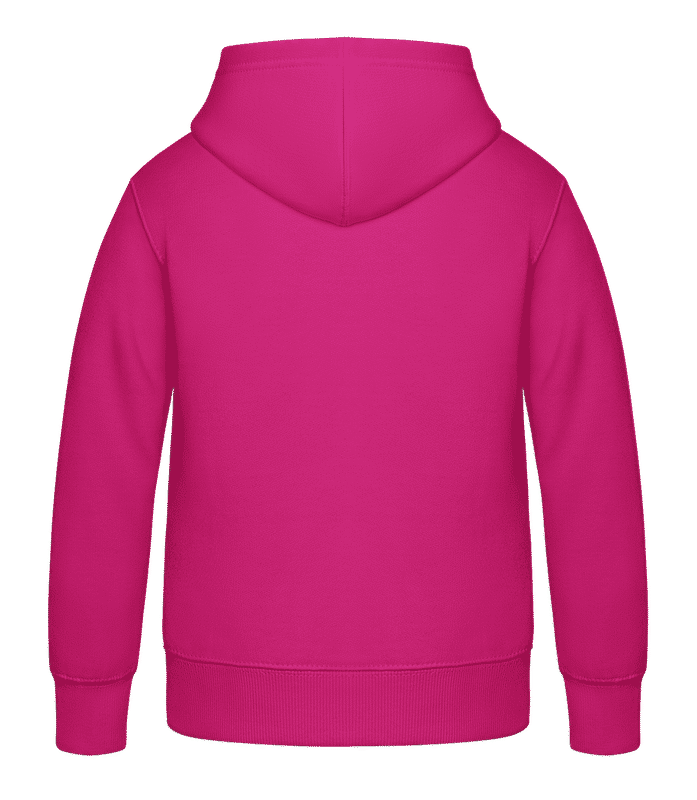 Vorschau: Kinder Hoodie - Fuchsia - Hinten