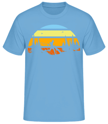 Mountain Run - Men's Basic T-Shirt - Light blue - Front