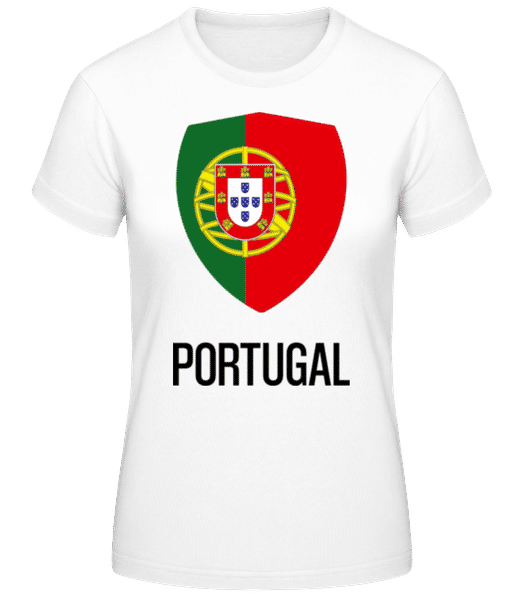 Aperçu: Portugal - T-shirt standard Femme - Blanc - Devant
