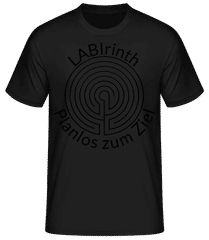 LABIrinth Planlos Zum Ziel · Männer Basic T-Shirt