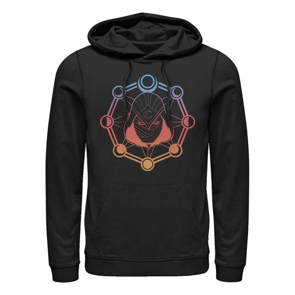 Aperçu: Marvel - Moon Knight - Moon Knight Phases - Unisex Sweat à capuche - Noir - Devant