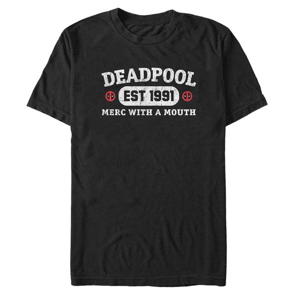 Aperçu: Marvel - Deadpool - Deadpool Athletic Merc - Homme T-shirt - Noir - Devant