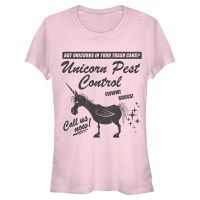 Pixar - Onward - Logo Unicorn Pest Control - Frauen T-Shirt - Rosa - Vorne