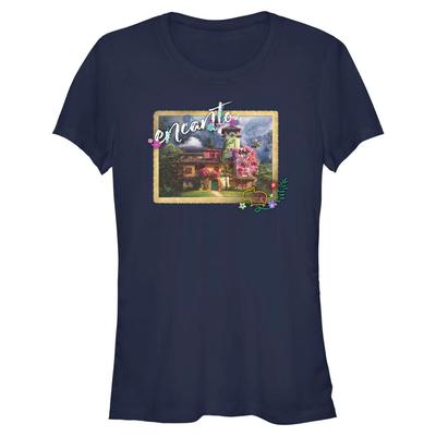 Disney - Encanto - House Encanto Photo - Women's T-Shirt - Navy - Front