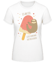 Eis Am Stiel Faultier · Frauen Basic T-Shirt