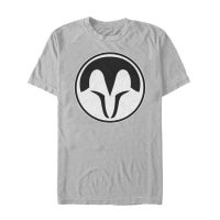 Star Wars - The Clone Wars - Logo Night Owls - Hombres Camiseta - gris ceniza - delante