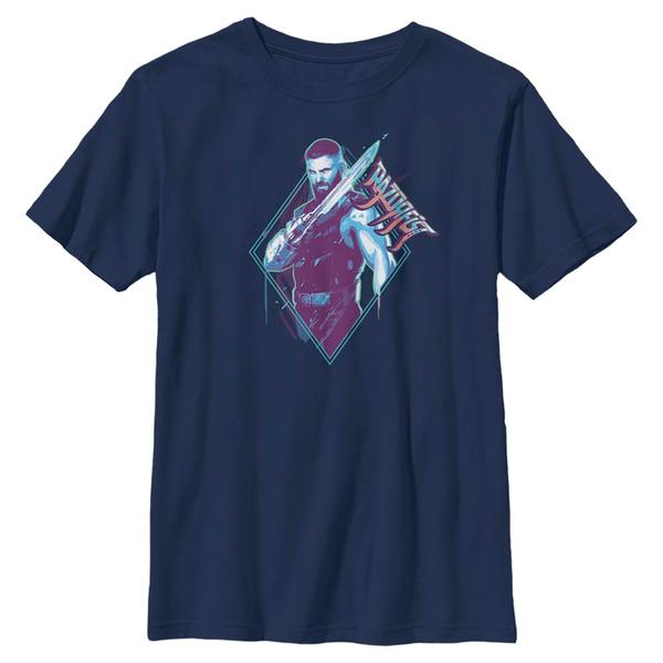 Aperçu: Marvel - Shang-Chi - Razorfist Badge - Enfant T-shirt - Bleu marine - Devant
