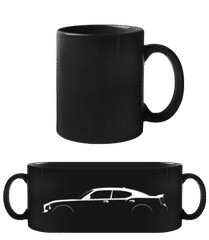 'Dodge Charger SRT8' Silhouette · Schwarze Tasse
