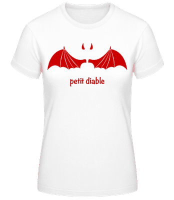Petit Diable Rouge - T-shirt femme B&C - Blanc - Devant