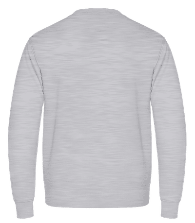 The Grinch - Le Grinch - Graphique couronne de Noël - Noël - Unisex Sweatshirt - Gris chiné - Derrière