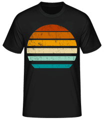 Retro Západ Slnka · Pánske basic tričko