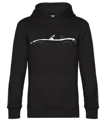 'Mazda MX-5 Miata ND' Silhouette - Men’s Standard Hoodie - Black - Front
