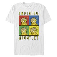 Marvel - Avengers - Gauntlet Warhol - Männer T-Shirt - Weiß - Vorne
