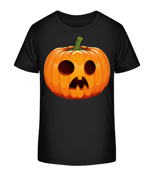 Aperçu: Citrouille Étonné - T-shirt bio Enfant Stanley Stella 2.0 - Noir - Devant