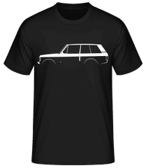'Range Rover (1970)' Silhouette · Pánské basic tričko